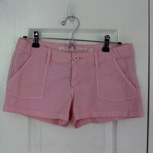 Light Pink Cotton Shorts